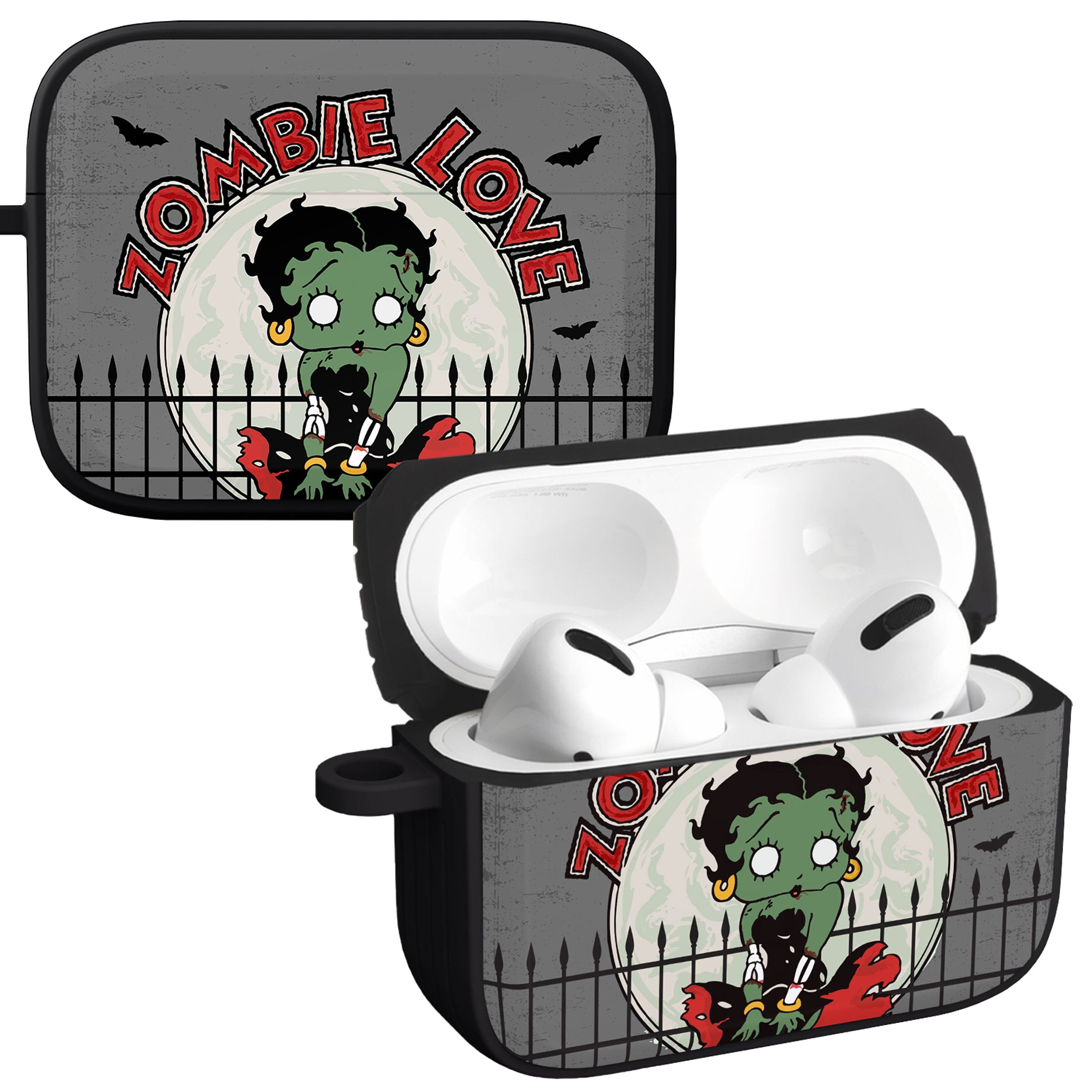 Betty Boop Zombie Love HDX Apple AirPods Pro 1 & 2 Case Cover