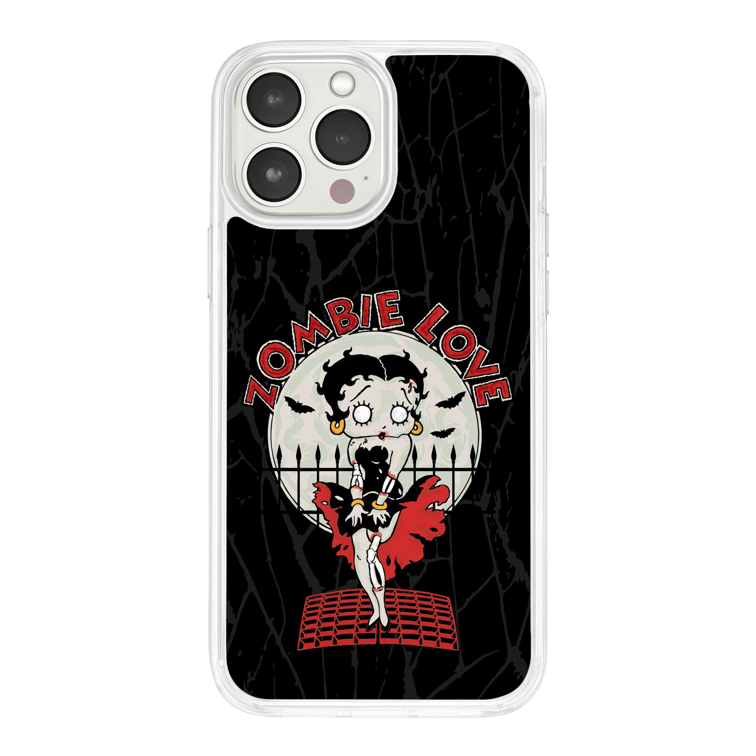 Betty Boop Zombie Love HD Apple iPhone Series 11 - 14 Mag-Safe Phone Case