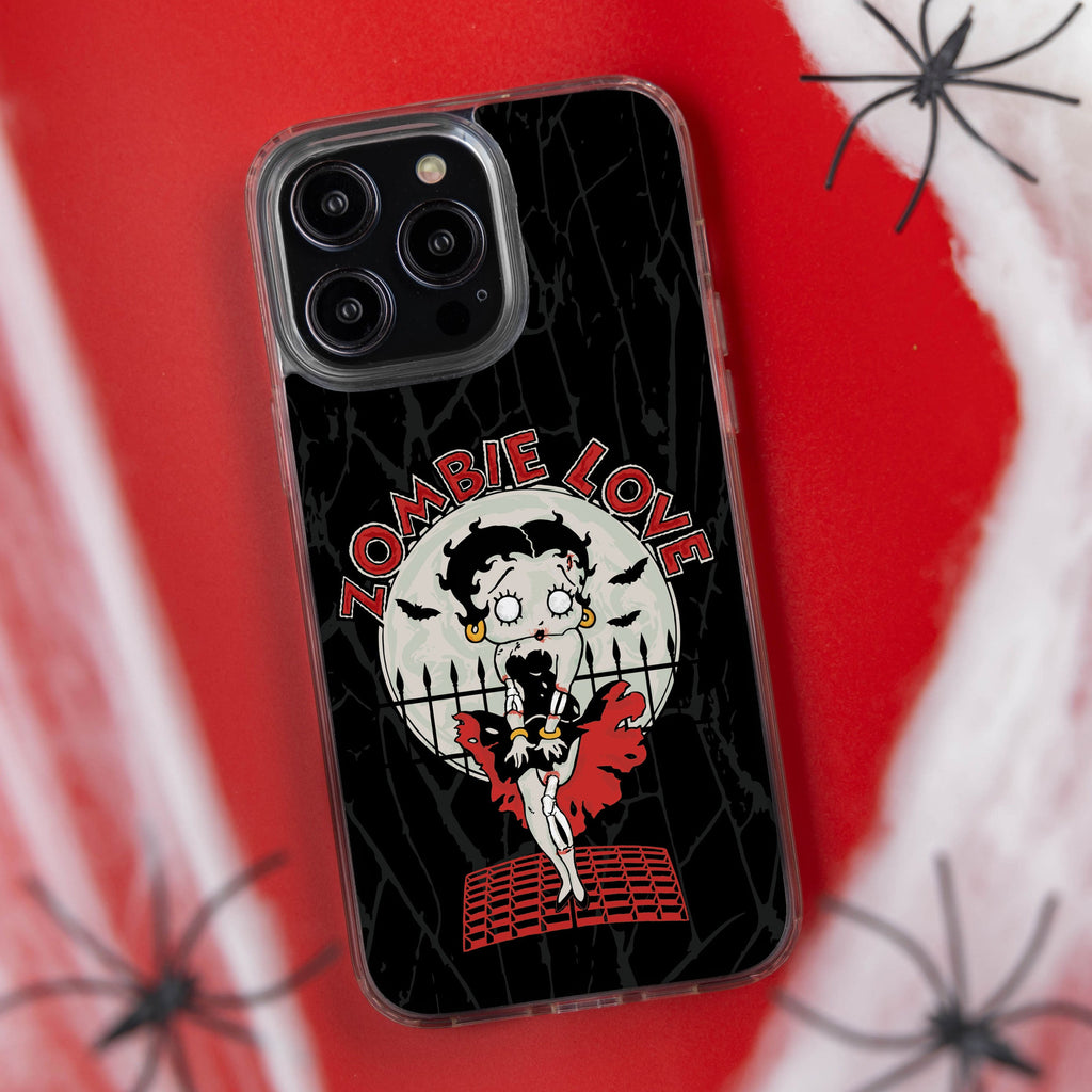 Betty Boop Zombie Love HD Apple iPhone Series 11 - 14 Mag-Safe Phone Case