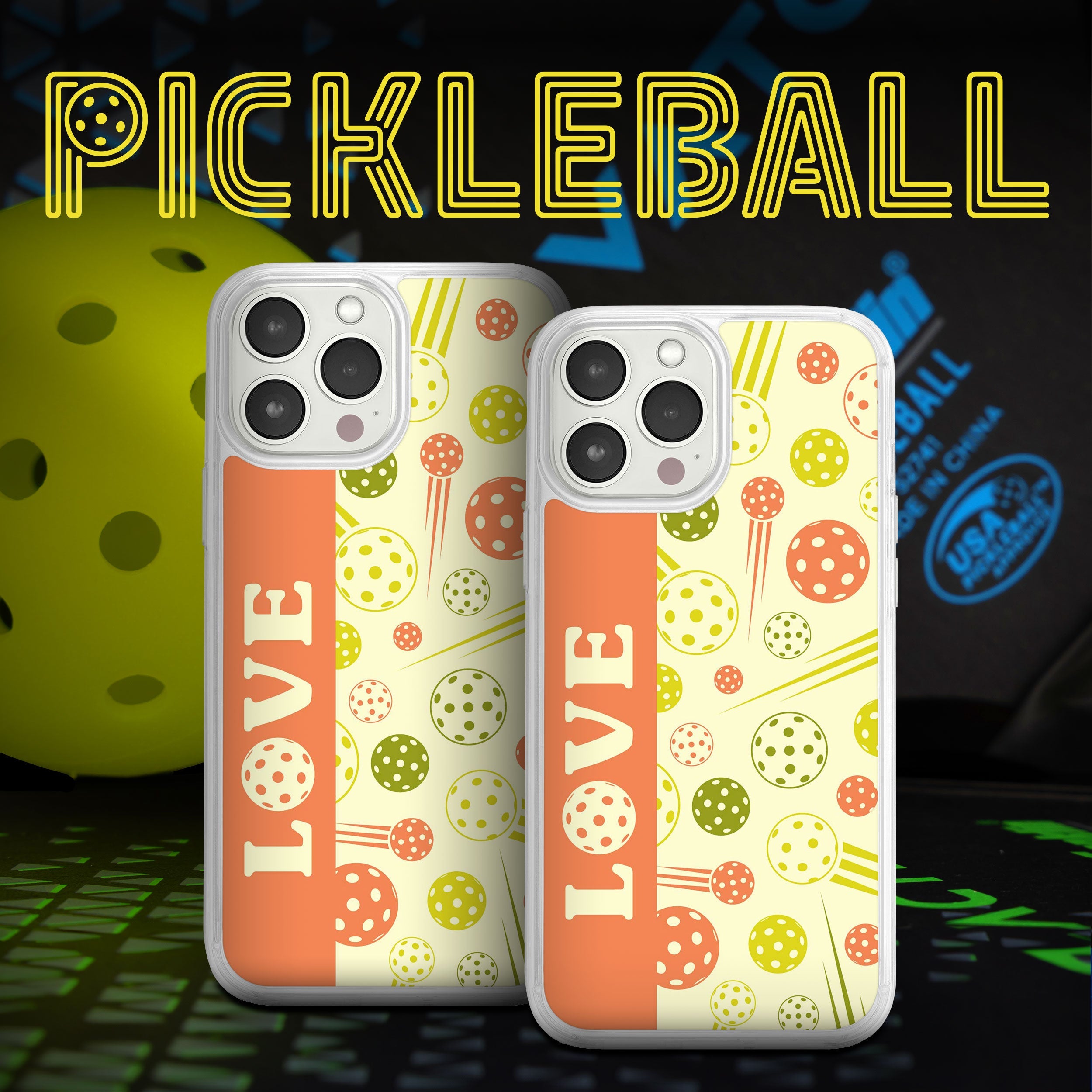 Pickleball HD Apple iPhone 12 Series Mag-Safe Phone Case