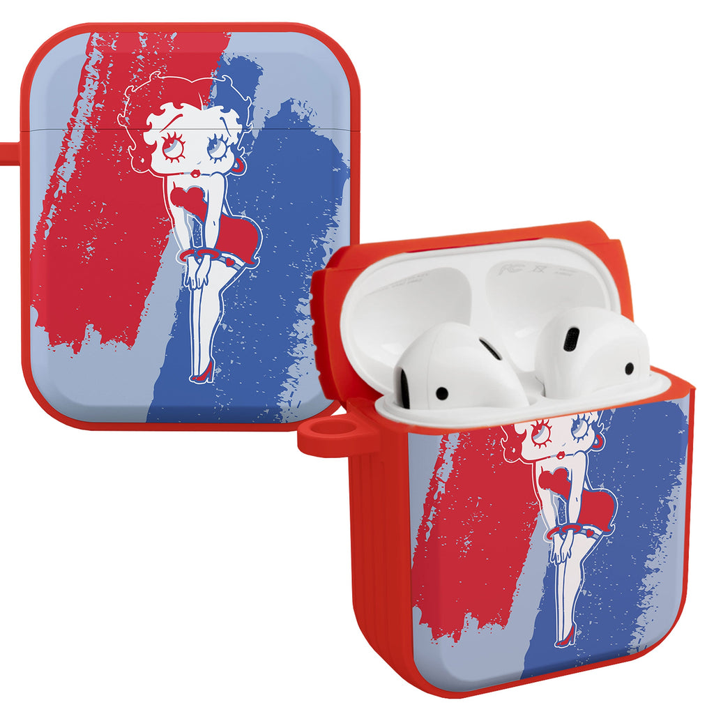 Betty Boop Red White & Boop HDX Apple AirPods Gen 1 & 2 Case Cover