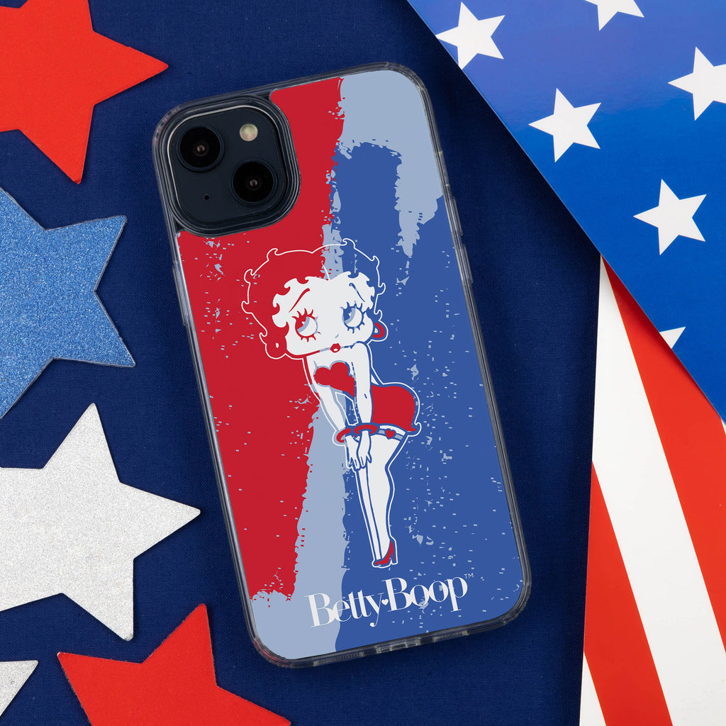 Betty Boop Red White & Boop HD Apple iPhone 13 Mag-Safe Phone Case