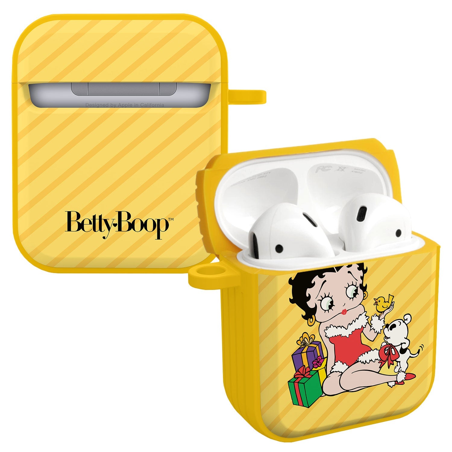 Betty Boop Happy Holidays HDX Apple AirPods Gen 1 & 2 Case Cover