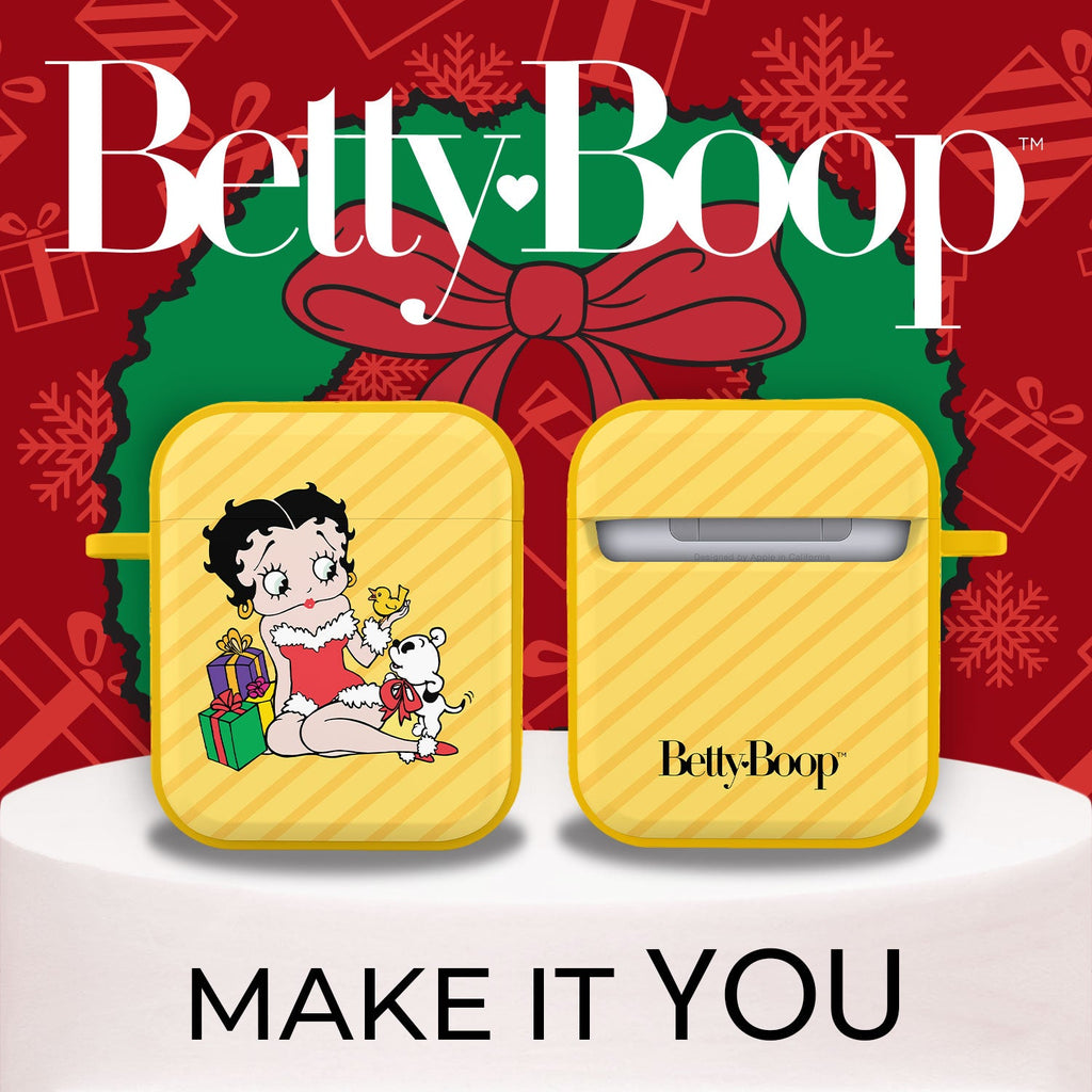 Betty Boop Happy Holidays HDX Apple AirPods Gen 1 & 2 Case Cover
