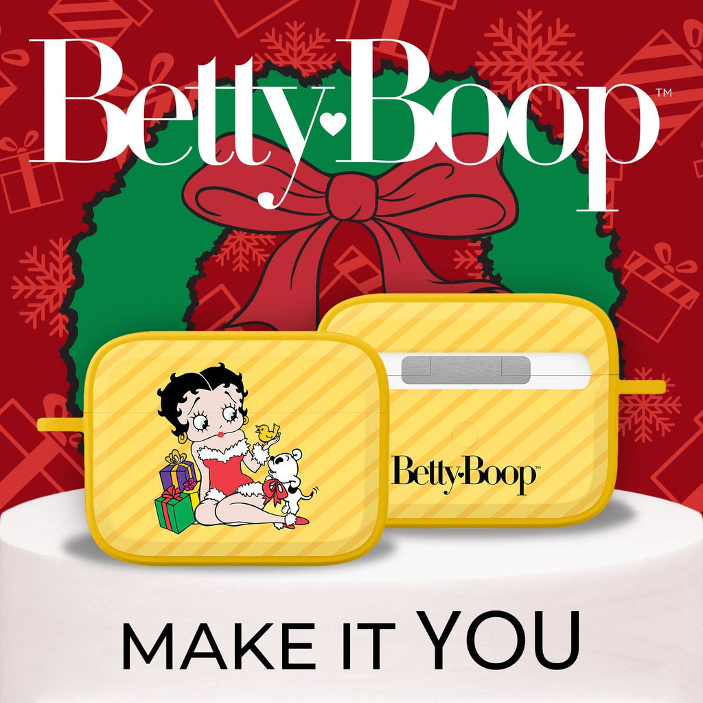 Betty Boop Happy Holidays HDX Apple AirPods Pro 1 & 2 Case Cover