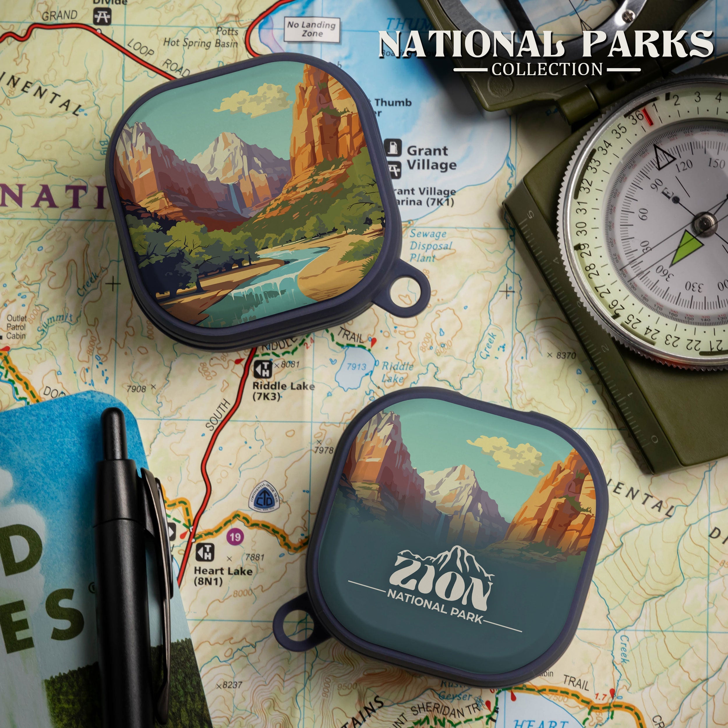 National Parks Zion HDX Samsung Galaxy Buds Pro & Buds Live Case Cover