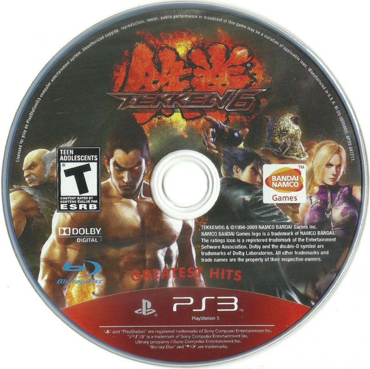 Tekken 6 [Greatest Hits] – PlayStation 3 (PS3)