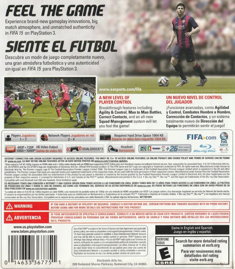 FIFA 15 – PlayStation 3 (PS3)