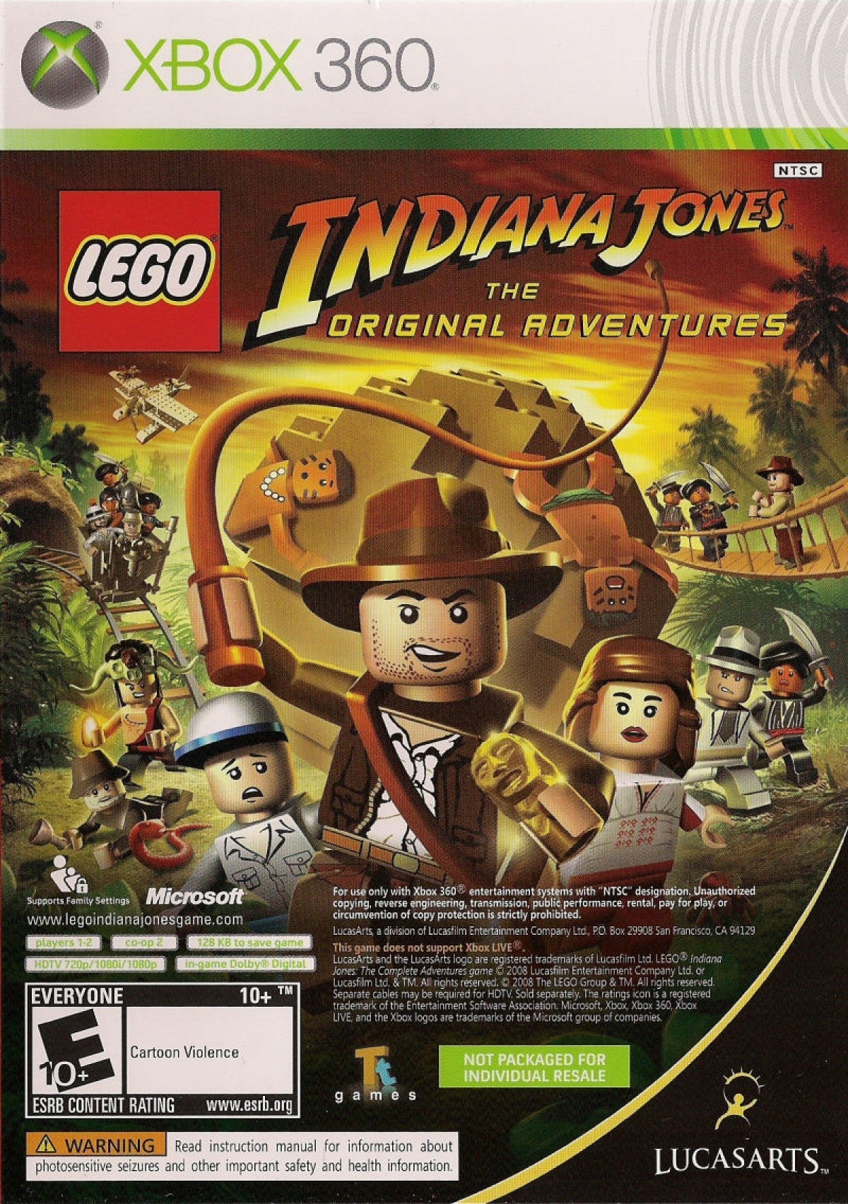 LEGO Indiana Jones and Kung Fu Panda Combo – Xbox 360 (X360)