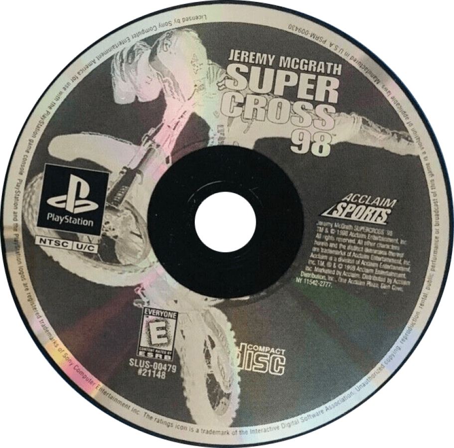 Jeremy McGrath Supercross 98 [Greatest Hits] – PlayStation 1 (PS1)