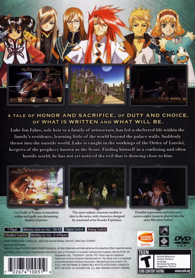 Tales of the Abyss – PlayStation 2 (PS2)