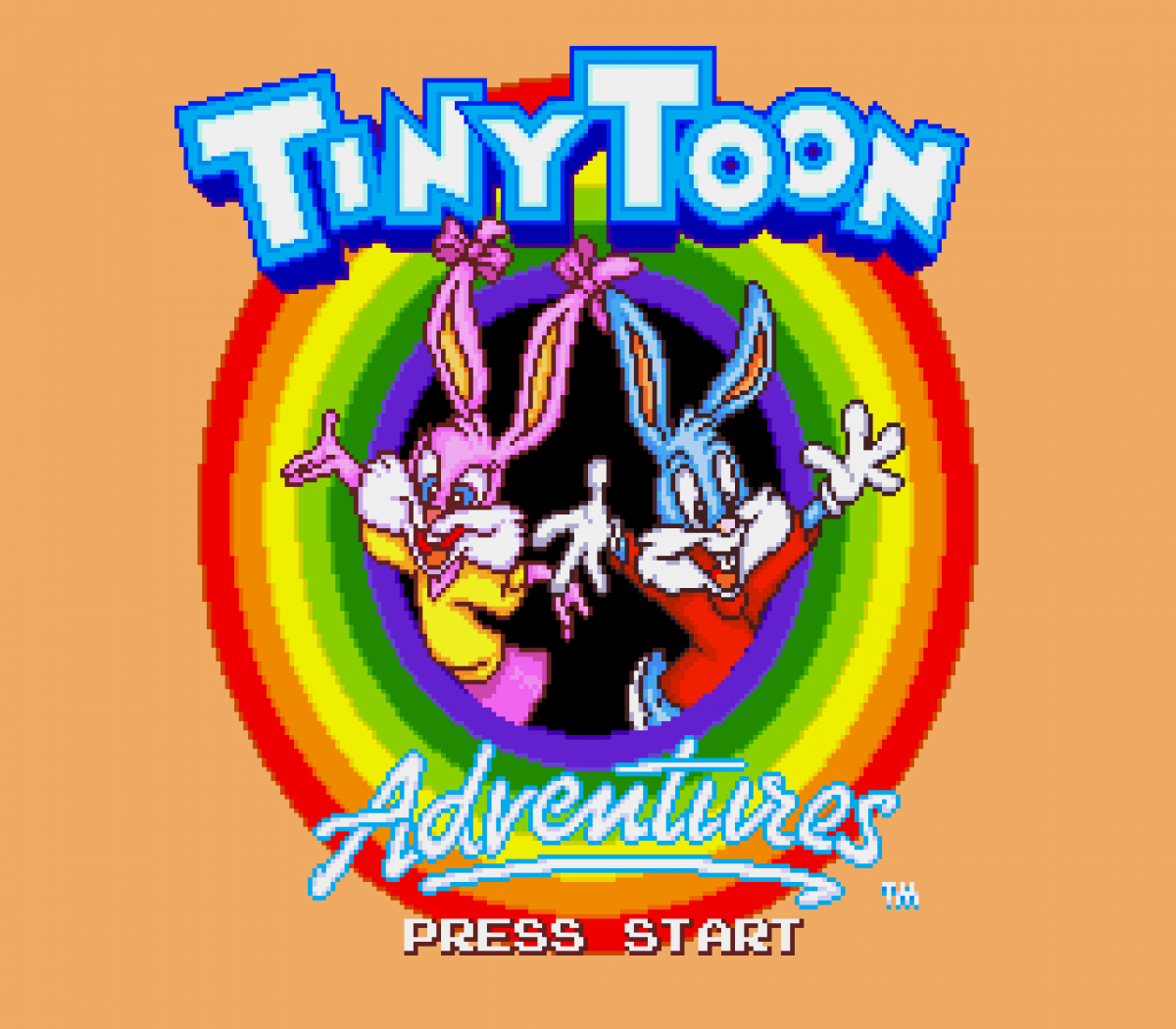 Tiny Toon Adventures: Buster's Hidden Treasure – Sega Genesis (GEN)
