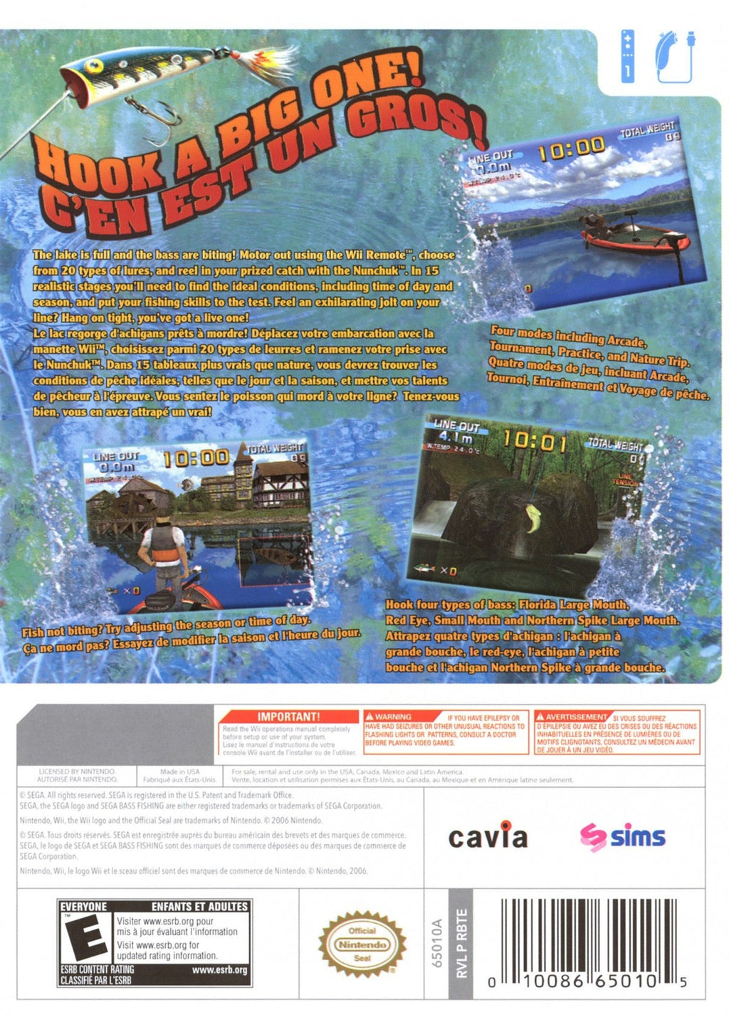Sega Bass Fishing – Nintendo Wii (Wii)