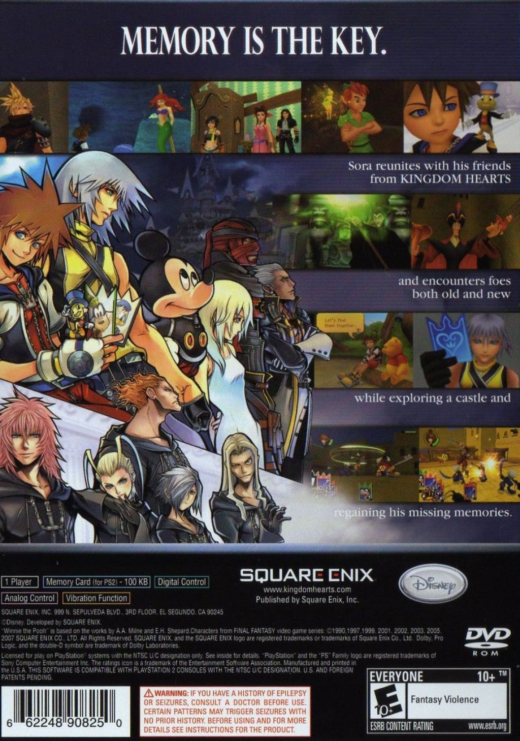 Kingdom Hearts Re: Chain of Memories – PlayStation 2 (PS2)