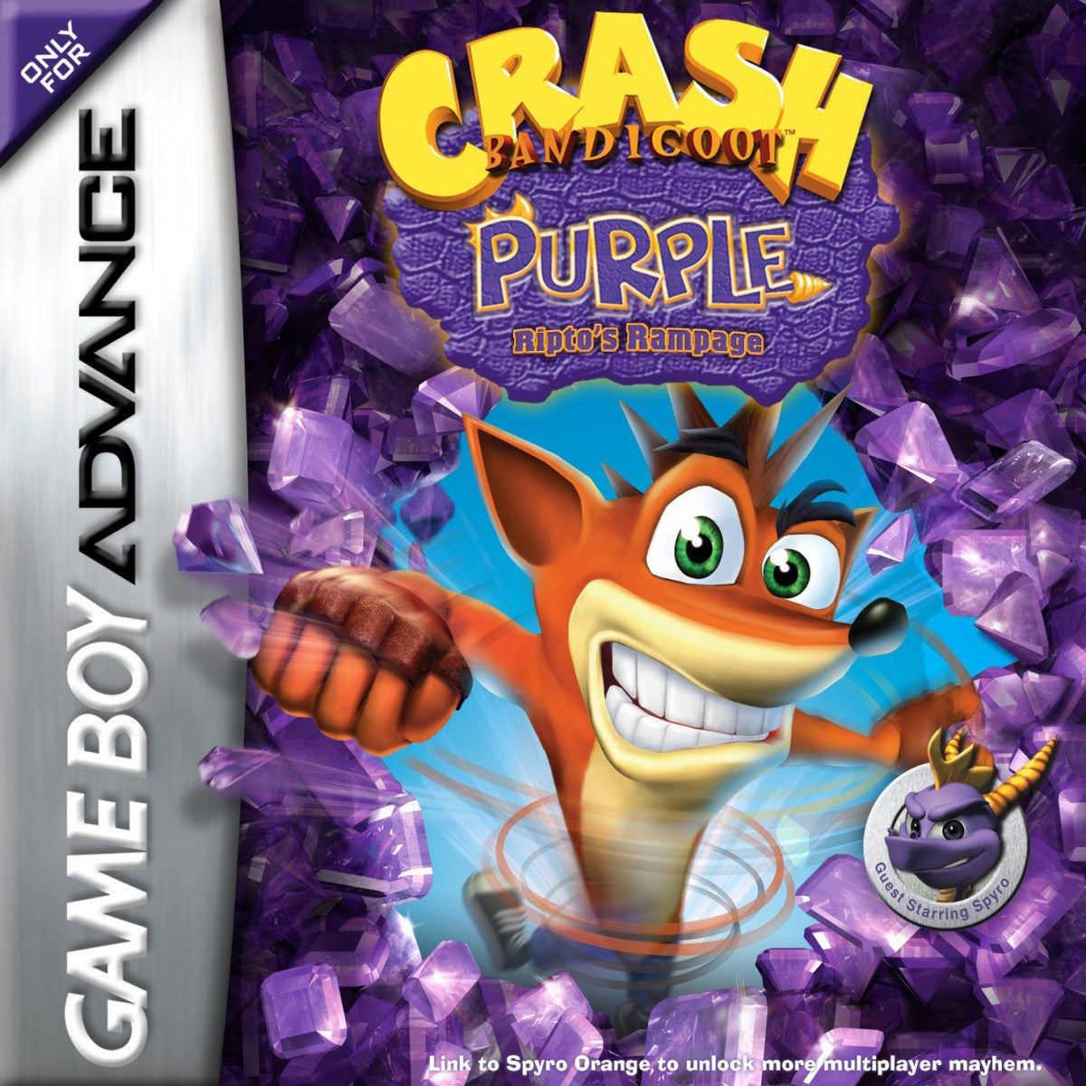 Crash Bandicoot: Purple – Game Boy Advance (GBA)