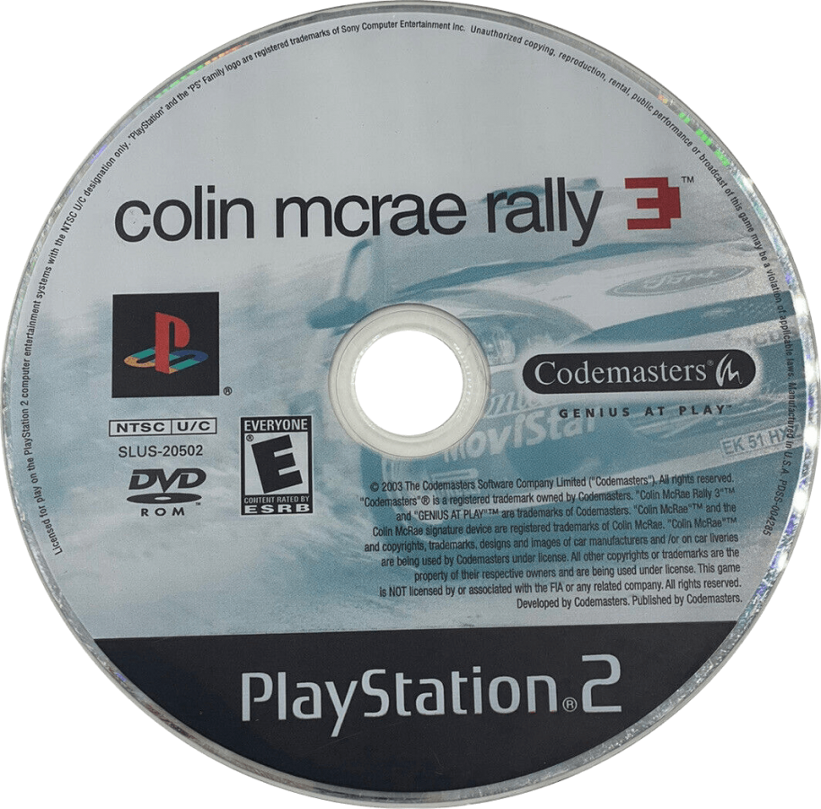 Colin McRae Rally 3 – PlayStation 2 (PS2)