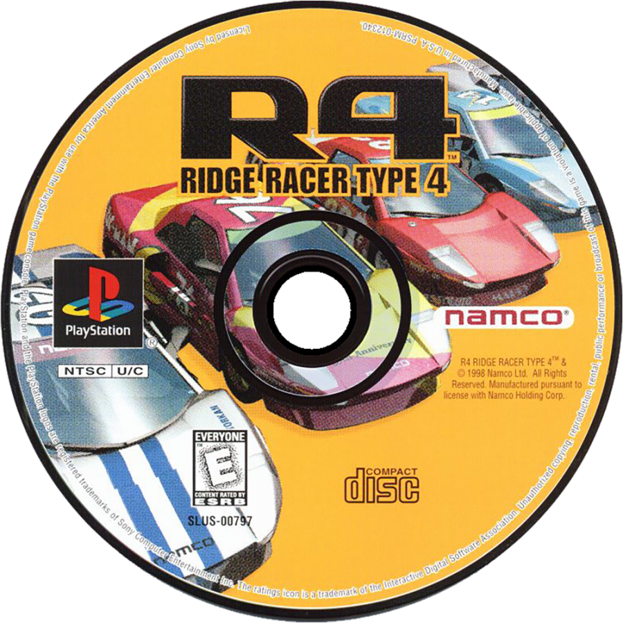Ridge Racer Type 4 – PlayStation 1 (PS1)