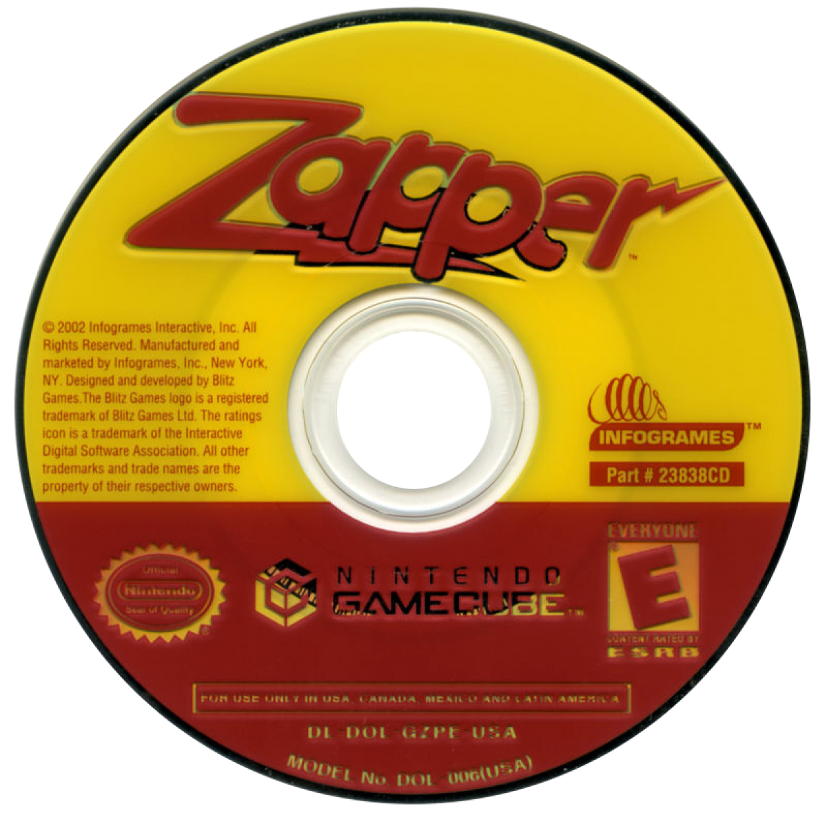Zapper: One Wicked Cricket – GameCube (GC)