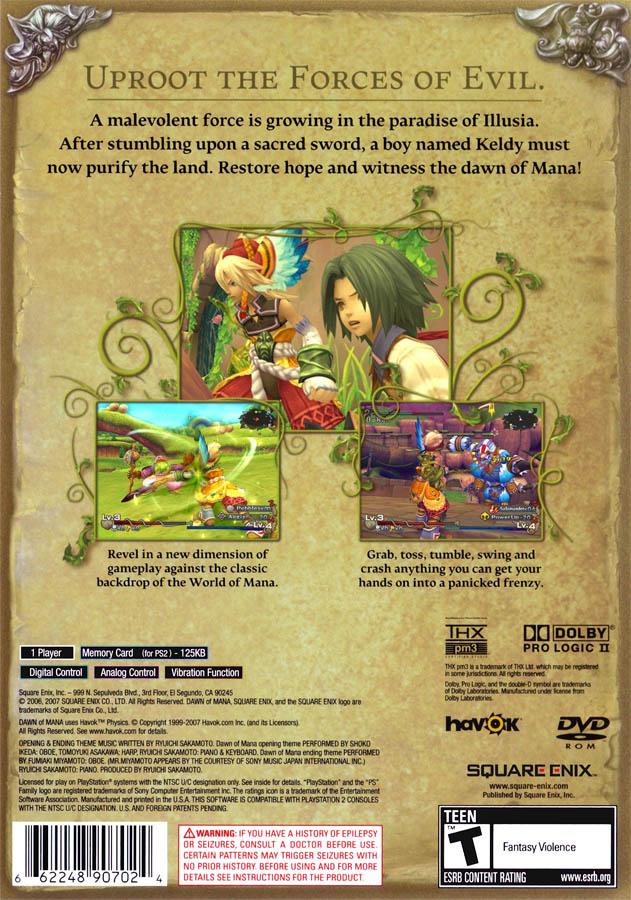 Dawn of Mana – PlayStation 2 (PS2)