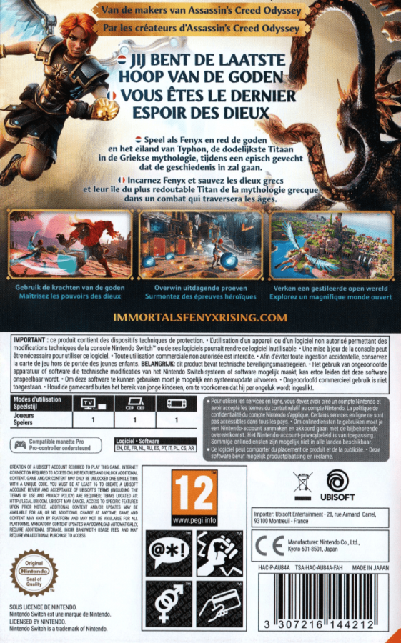Immortals: Fenyx Rising – Nintendo Switch (NS)