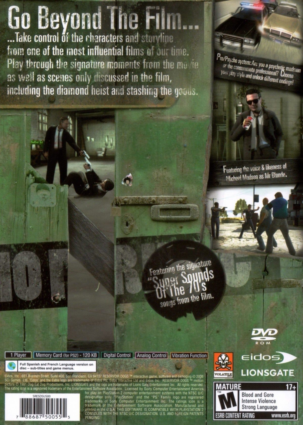 Reservoir Dogs – PlayStation 2 (PS2)