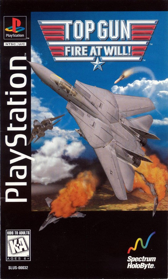 Top Gun: Fire at Will! [Long Box] – PlayStation 1 (PS1)