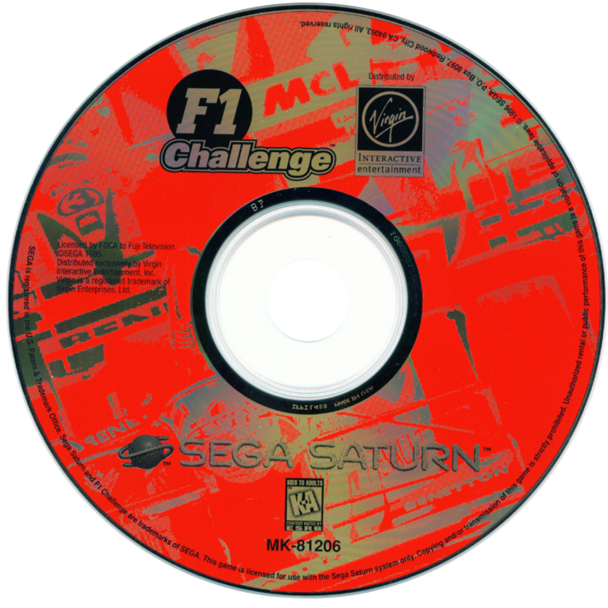 F1 Challenge – Sega Saturn (SS)