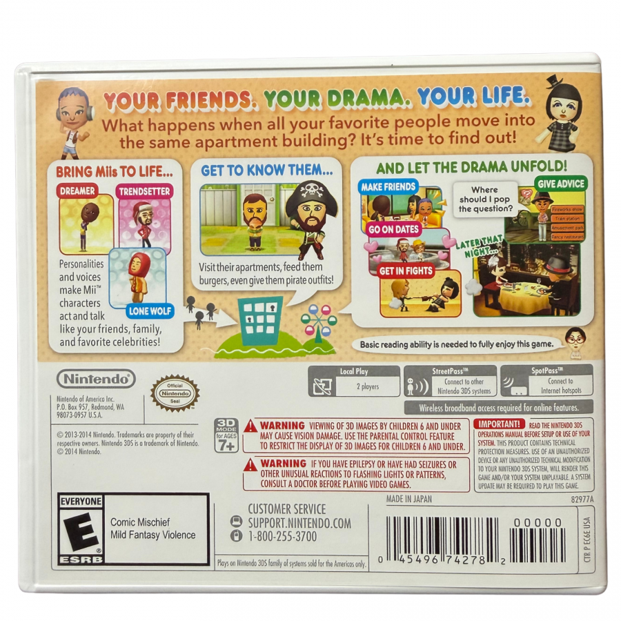 Tomodachi Life [Complete in Box] – Nintendo 3DS (3DS)