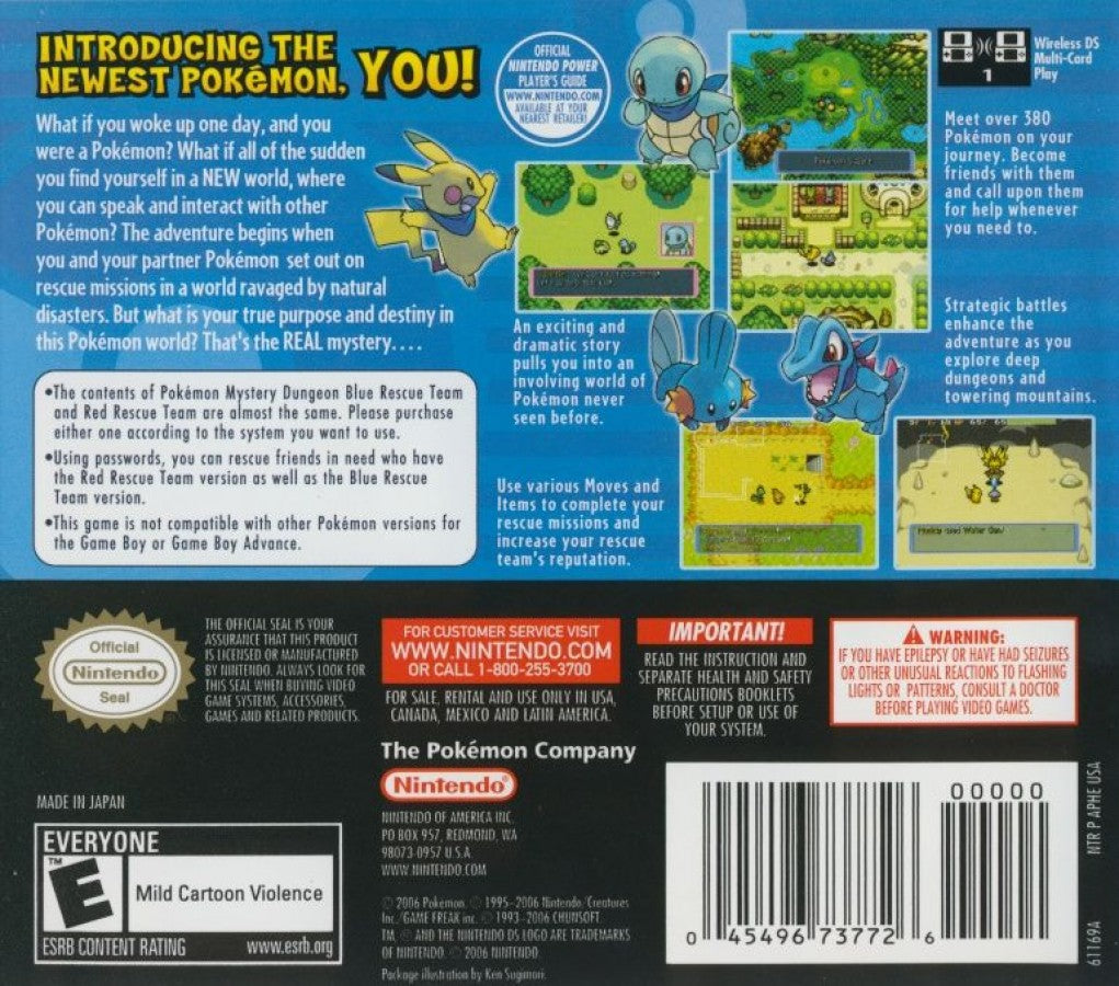 Pokemon Mystery Dungeon: Blue Rescue Team – Nintendo DS (DS)