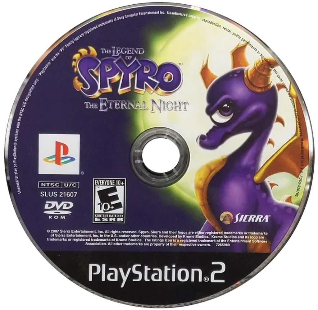 The Legend of Spyro: The Eternal Night – PlayStation 2 (PS2)