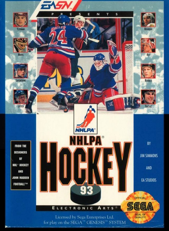 NHLPA Hockey 93 – Sega Genesis (GEN)