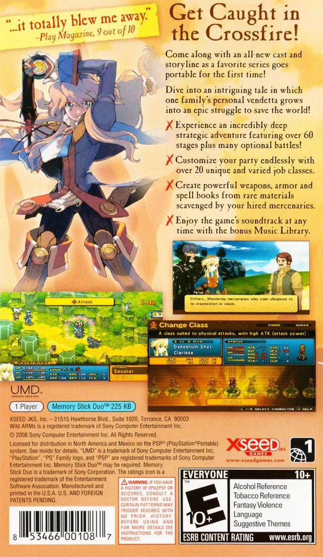 Wild Arms XF – PlayStation Portable (PSP)