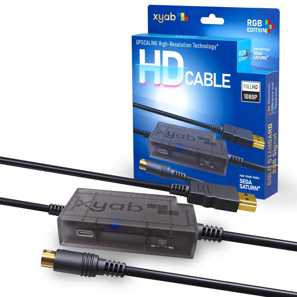 RGB+ HD Link Cable for Sega Saturn – Sega Saturn Accessory (SS)