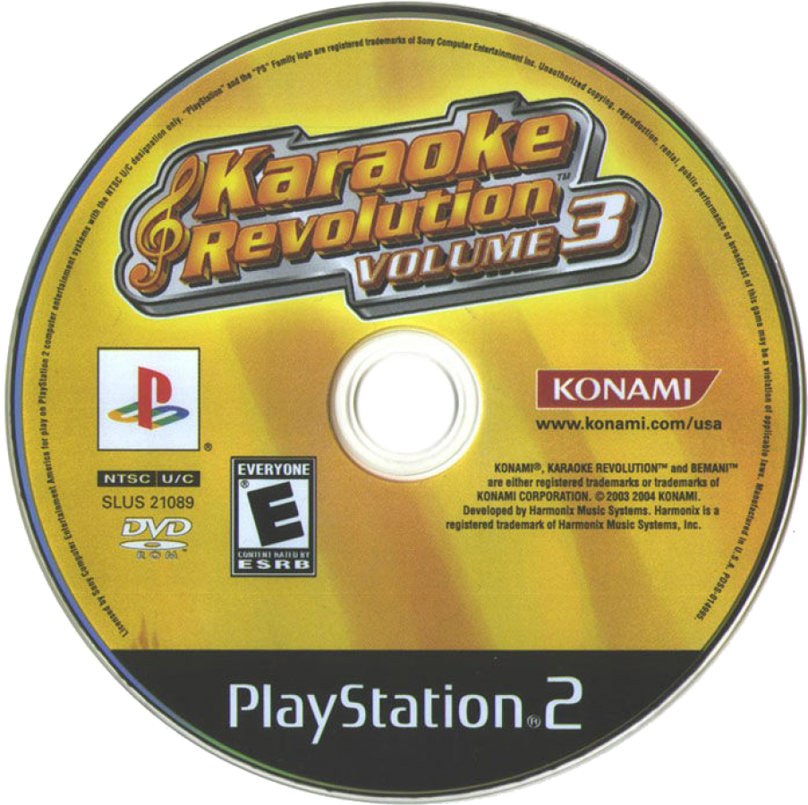 Karaoke Revolution: Volume 3 – PlayStation 2 (PS2)