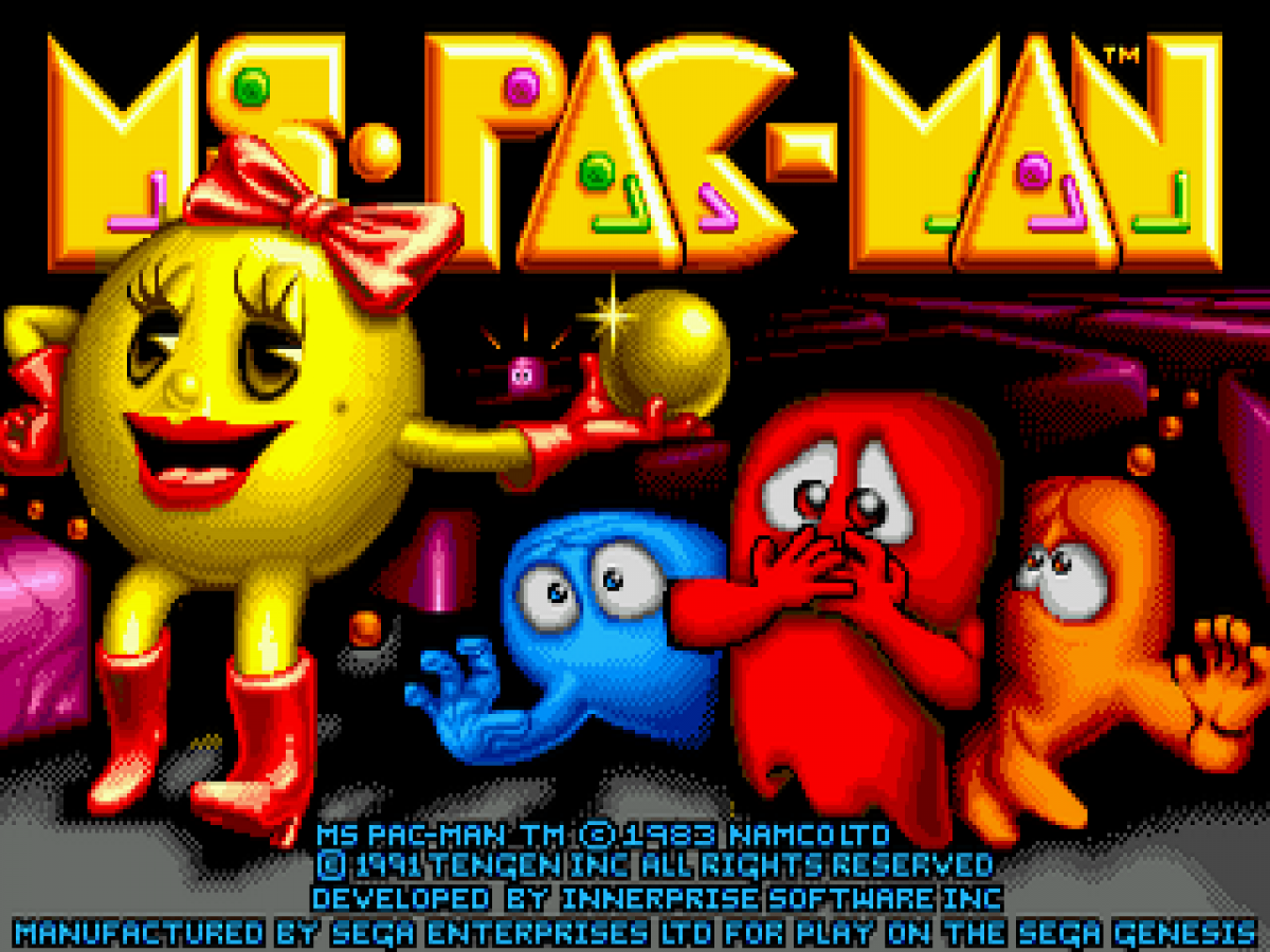 Ms. Pac-Man – Sega Genesis (GEN)