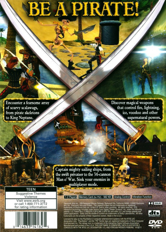 Pirates Legend of Black Kat – PlayStation 2 (PS2)
