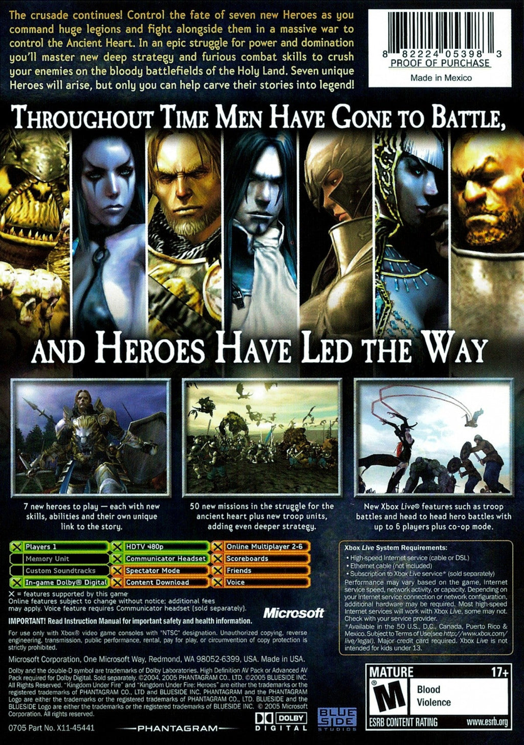 Kingdom Under Fire: Heroes – Xbox (XBOX)