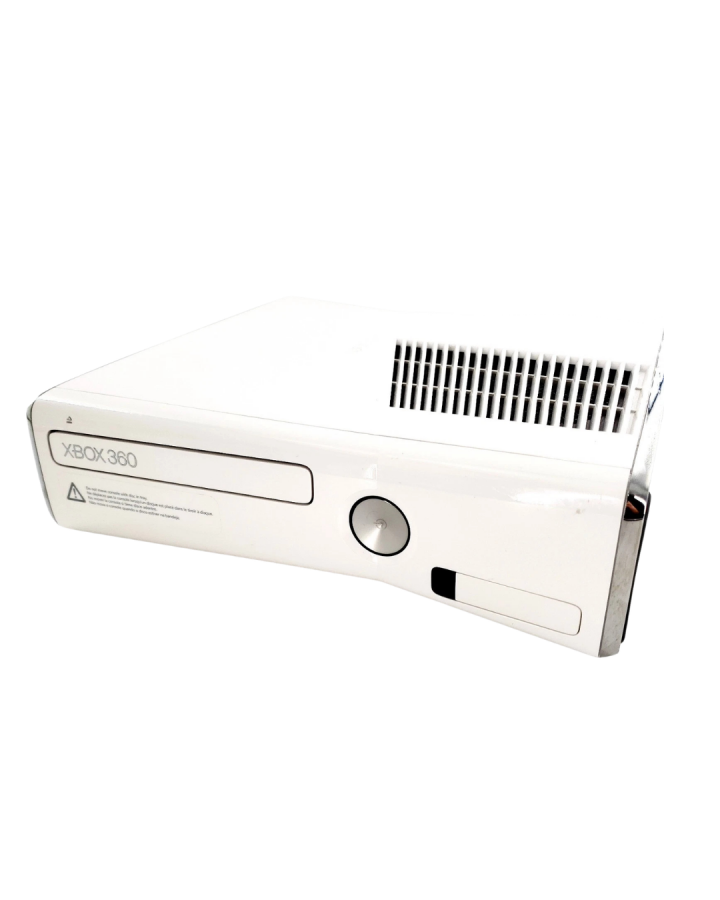 Xbox 360 Slim Console System (Xbox 360 S) [White] 250GB – Good Condition