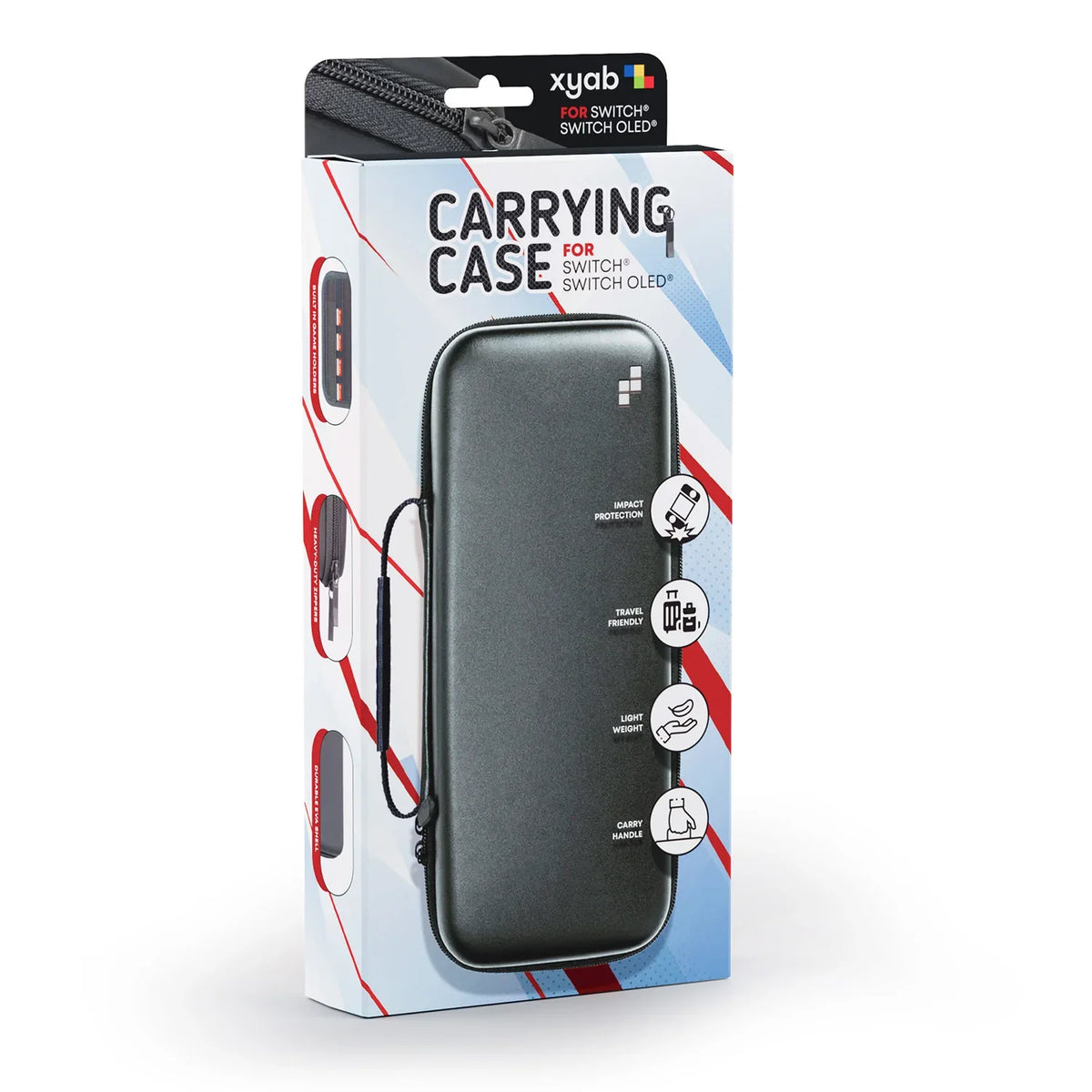 Travel Hard Shell Carrying Case (Black) for Nintentendo Switch & Switch OLED – Nintendo Switch Accessory (NS)