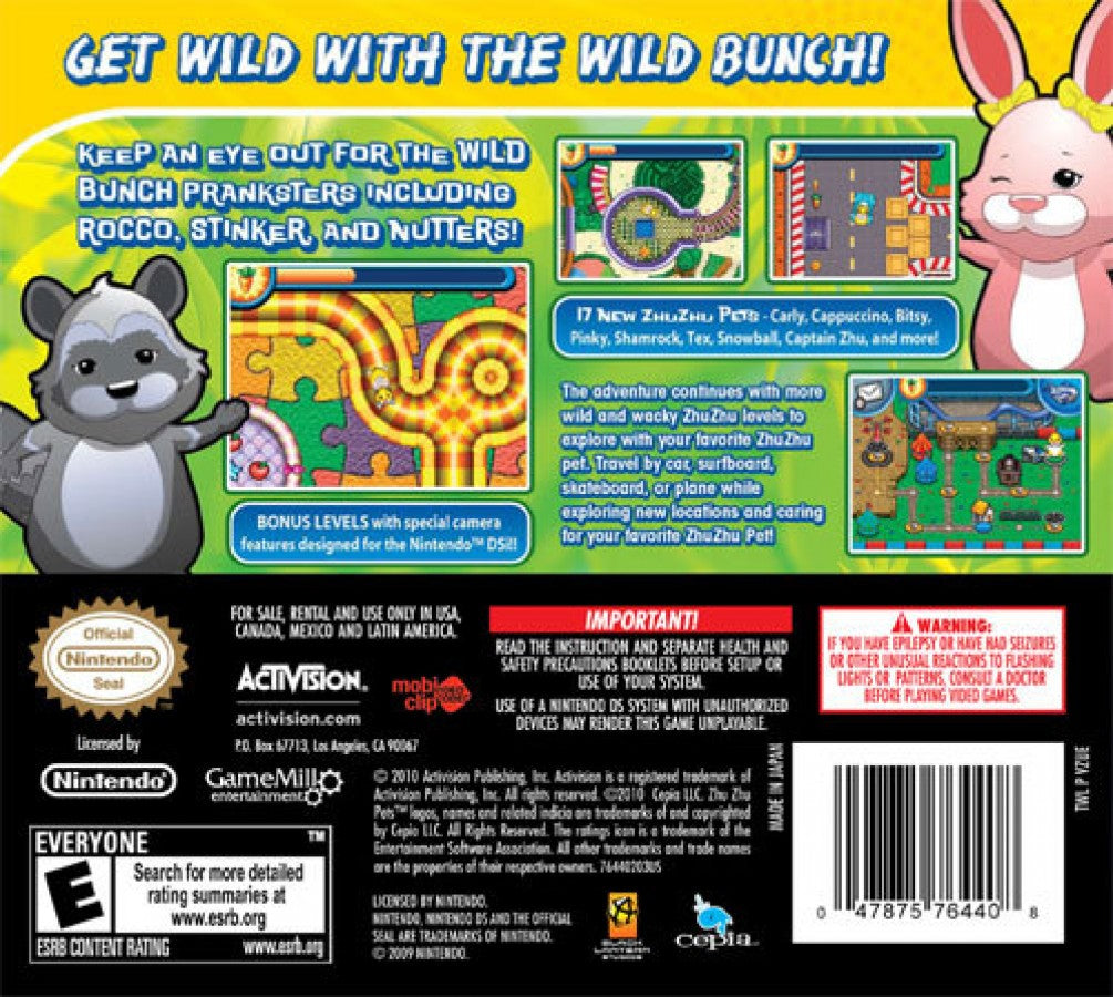 Zhu Zhu Pets 2: Featuring The Wild Bunch – Nintendo DS (DS)