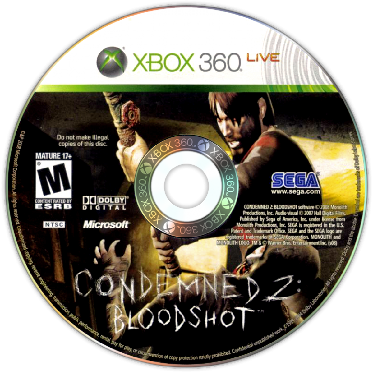 Condemned 2 Bloodshot – Xbox 360 (X360)