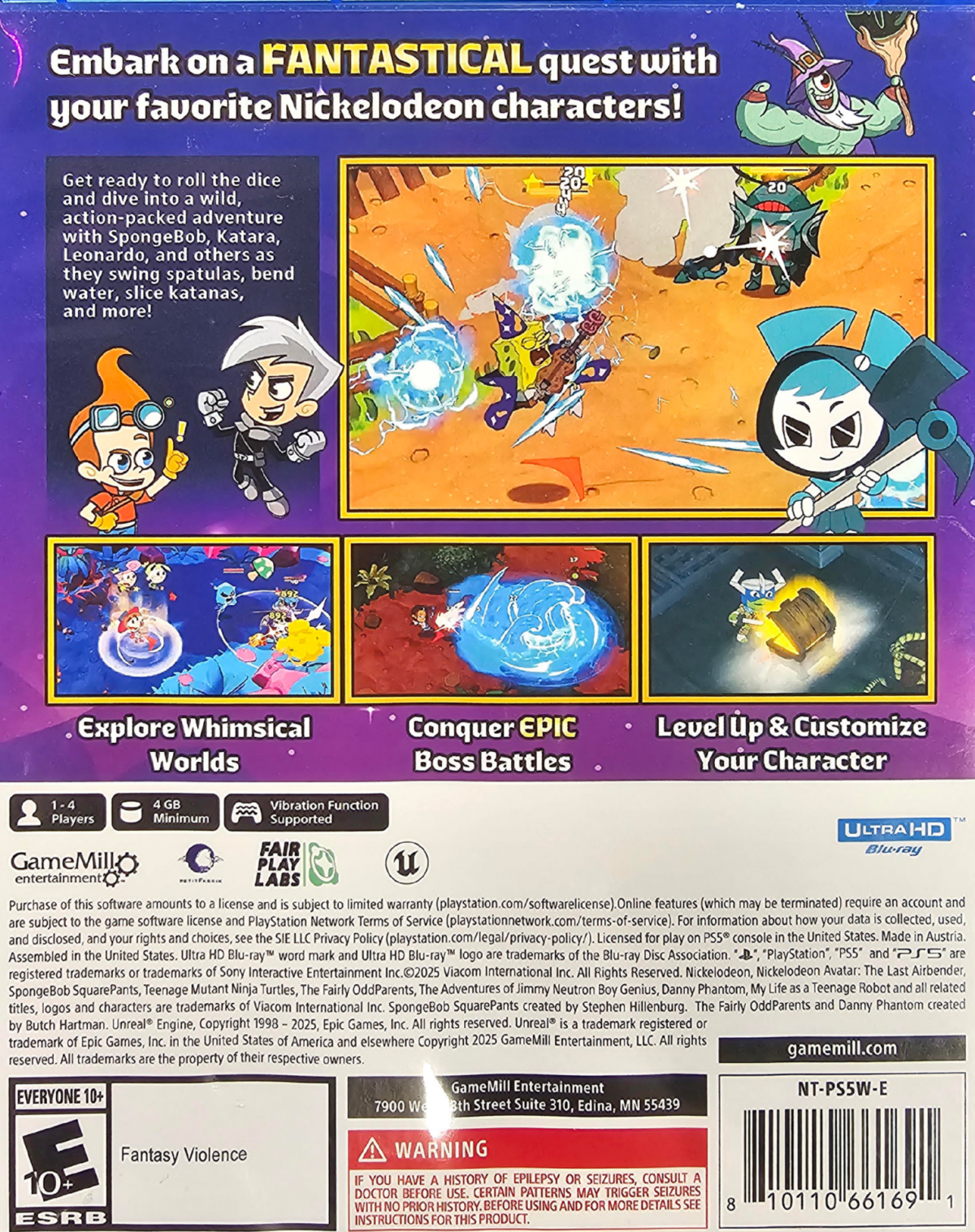 Nicktoons & The Dice Of Destiny – PlayStation 5 (PS5)