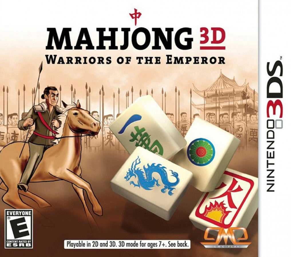 Mahjong 3D: Warriors of the Emperor – Nintendo 3DS (3DS)