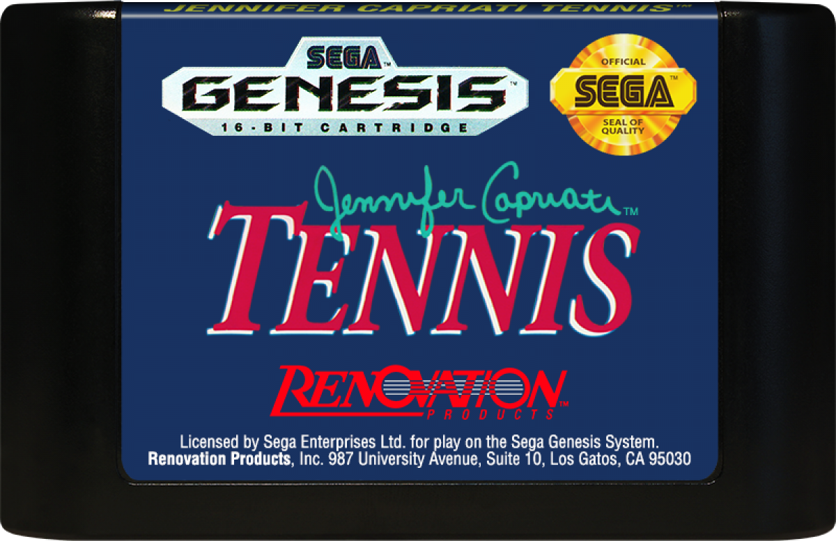 Jennifer Capriati Tennis  – Sega Genesis (GEN)