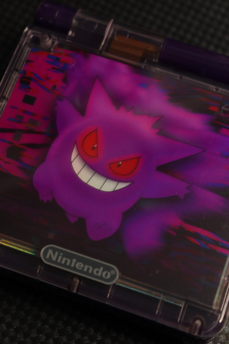Game Boy Advance SP (GBA SP) [Custom Gengar Shell] – Game Boy Advance SP (GBA SP)