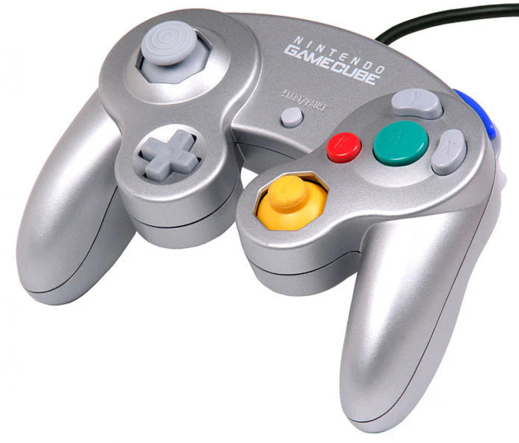 Gamecube Controller [Official/Platinum][Scratch & Scuff] – Nintendo GameCube Accessory (GC)