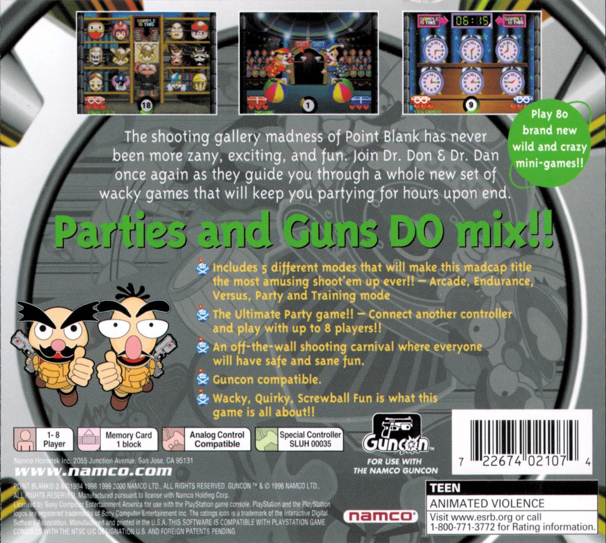 Point Blank 3 – PlayStation 1 (PS1)