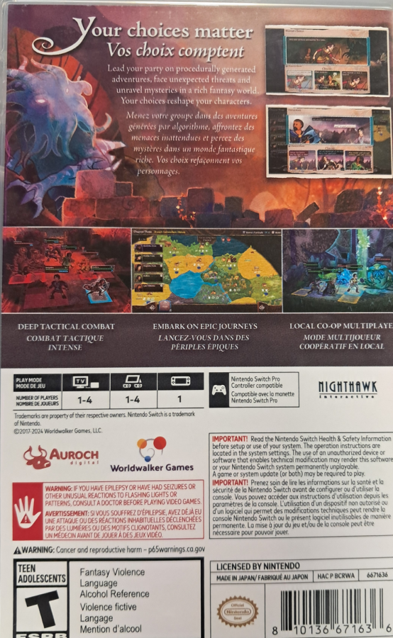 Wildermyth – Nintendo Switch (NS)