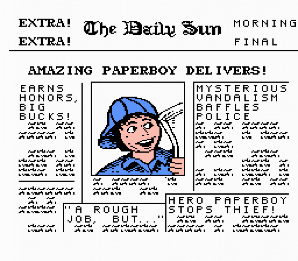 Paperboy  – Nintendo Entertainment System (NES)