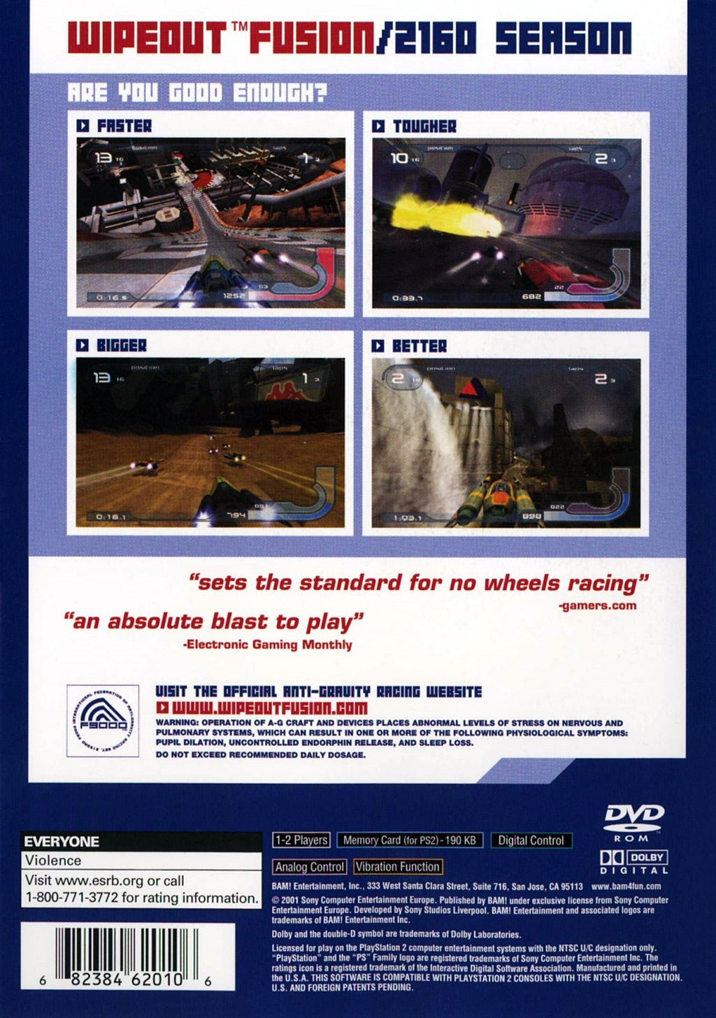 Wipeout Fusion – PlayStation 2 (PS2)